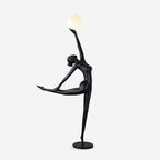 Rhythmic Gymnast Sculpture Floor Lamp