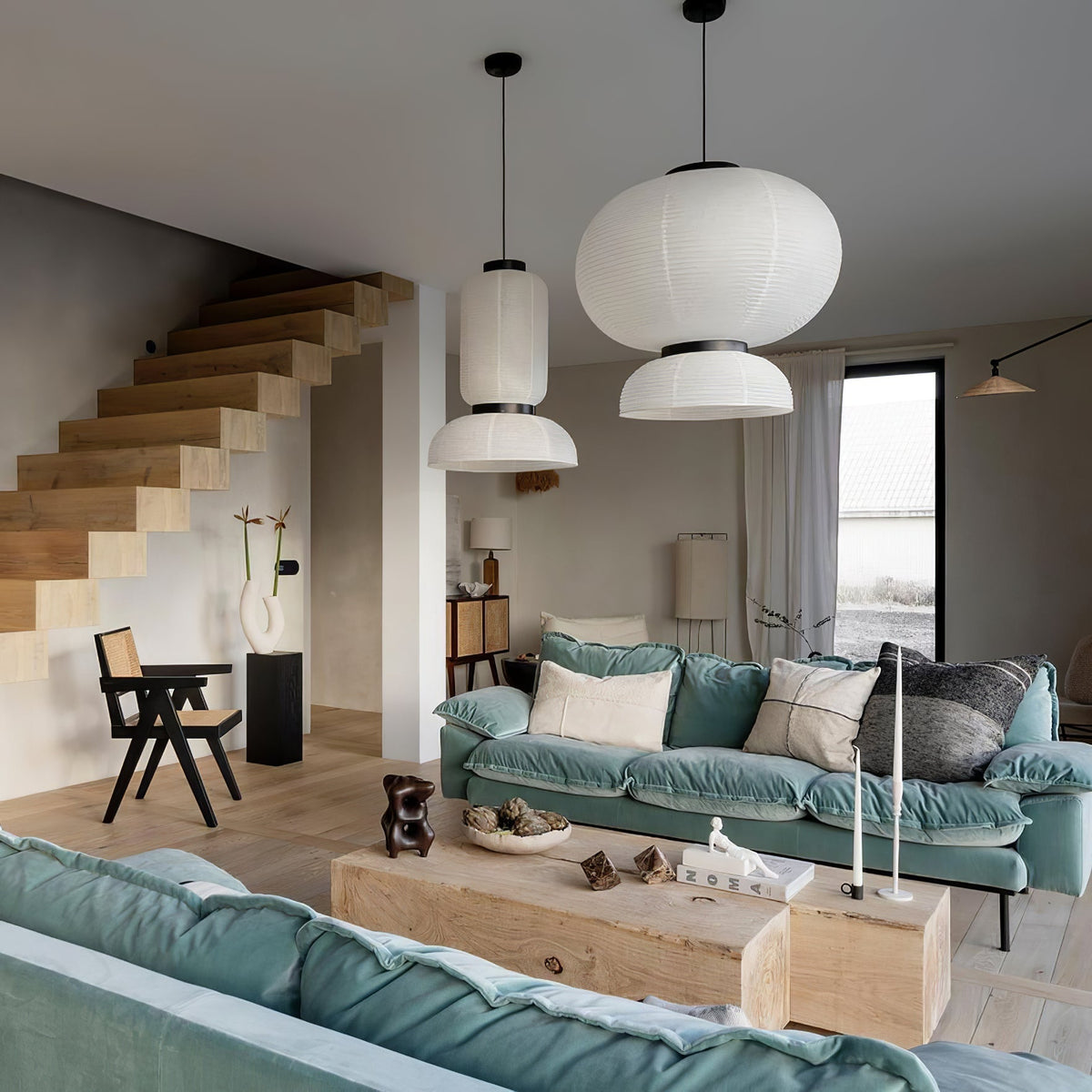 Rice Paper Lantern Pendant Lamp