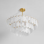 Round Cloud Glass Chandelier