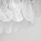 Round Cloud Glass Chandelier