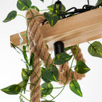 Rustic Wooden Chandelier