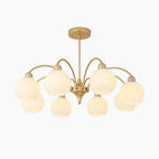 Sculptural Glass Chandelier