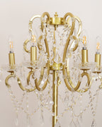 20.9" Crystal Floor Lamp