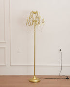 20.9" Crystal Floor Lamp