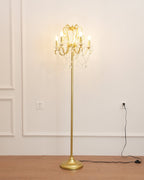 20.9" Crystal Floor Lamp