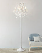 20.9" Crystal Floor Lamp