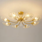 Shell Brass Ceiling Lamp