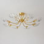 Shell Brass Ceiling Lamp