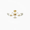 Shell Brass Ceiling Lamp