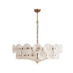 Solaris Disc Glass Chandelier
