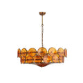 Solaris Disc Glass Chandelier
