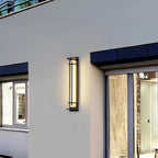 Square Outdoor Alabaster Wall Light