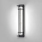 Square Outdoor Alabaster Wall Light