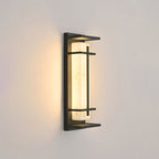 Square Outdoor Alabaster Wall Light