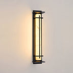 Square Outdoor Alabaster Wall Light