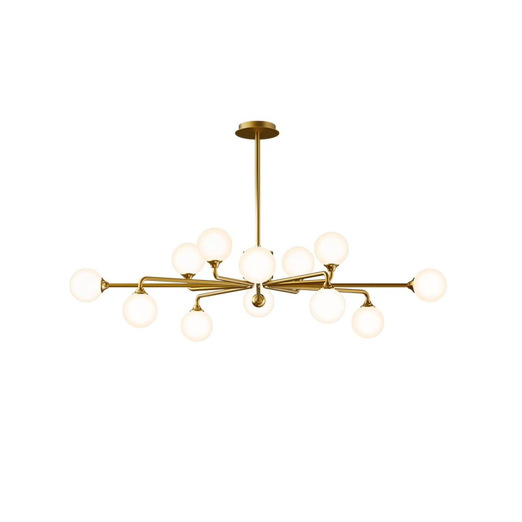 Staggered Glass Globes Chandelier