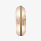 Long Ellipse Alabaster Wall Sconce