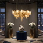Stream Chain Chandelier