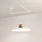 Swing Arm Stone Pendant Light