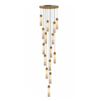 Alabaster Tala Brass Pendant Lamp
