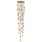 Alabaster Tala Brass Pendant Lamp
