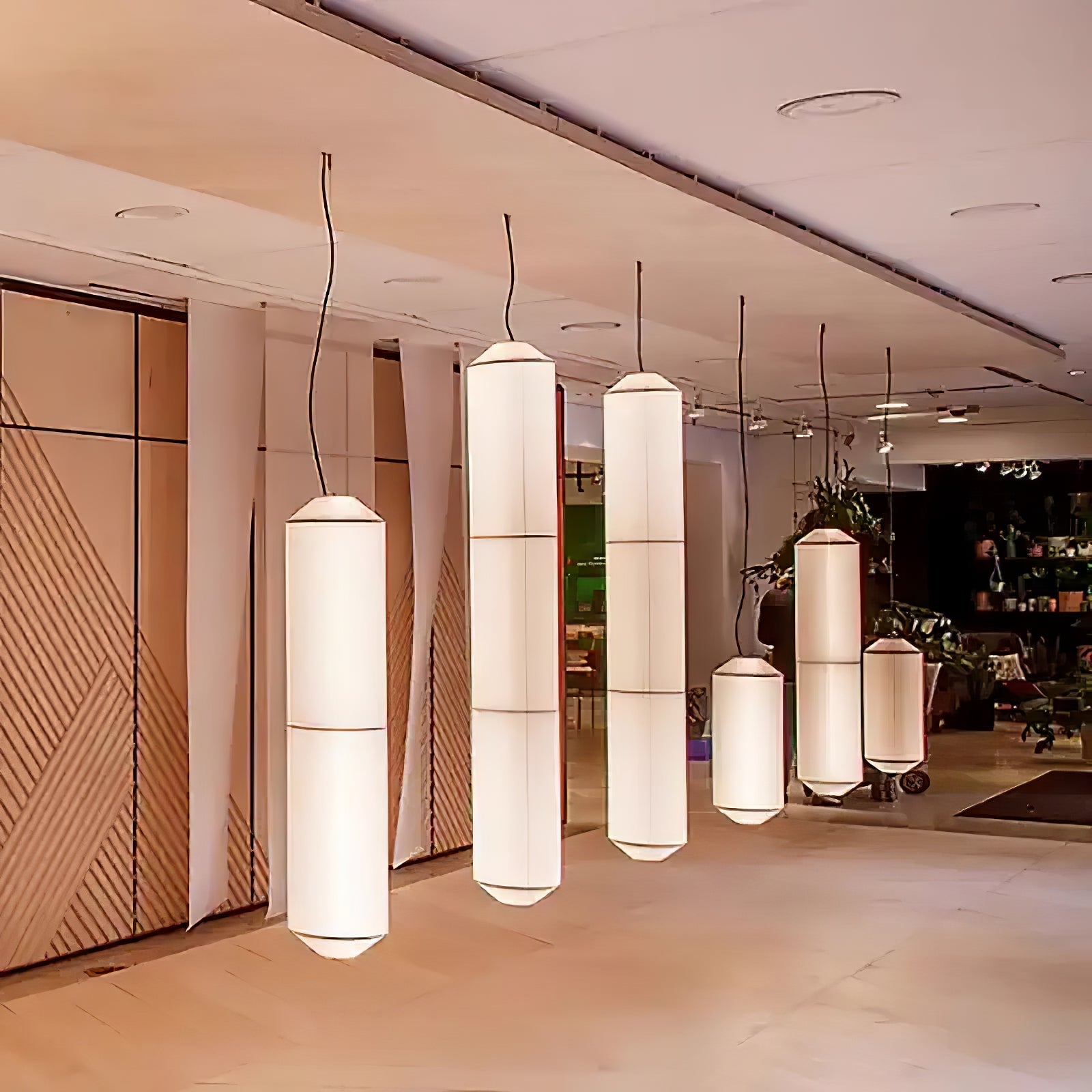 Tekio Imitation Silk Pendant Lamp