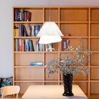 Stainless Steel Pleated Pendant Lamp