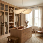 Tense Silk Pendant Light