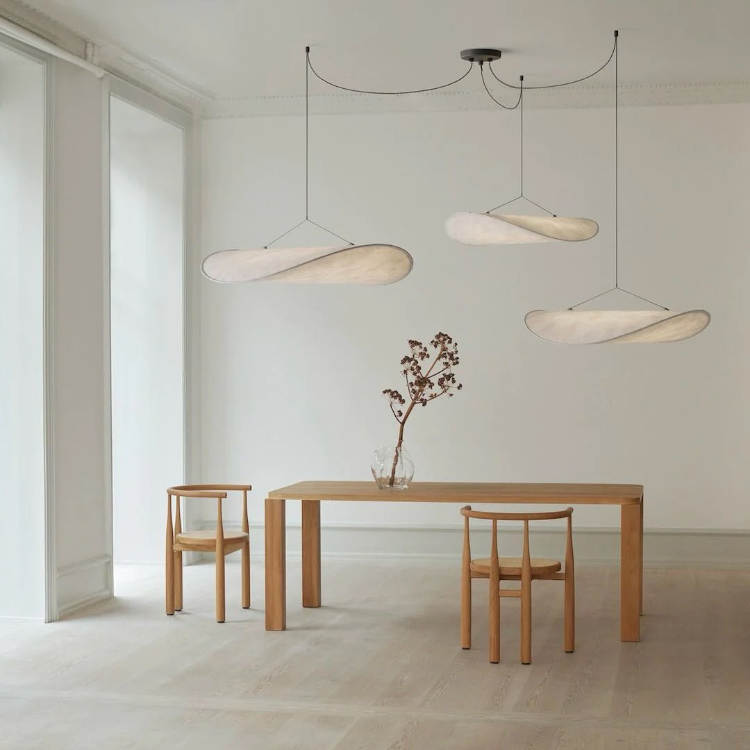 Tense Silk Pendant Light