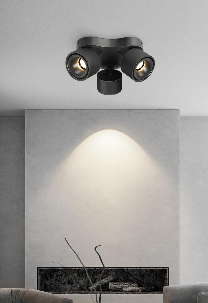 Rotating Folding Three Head Spotlight