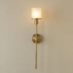 Tracie Classic Alabaster Sconce
