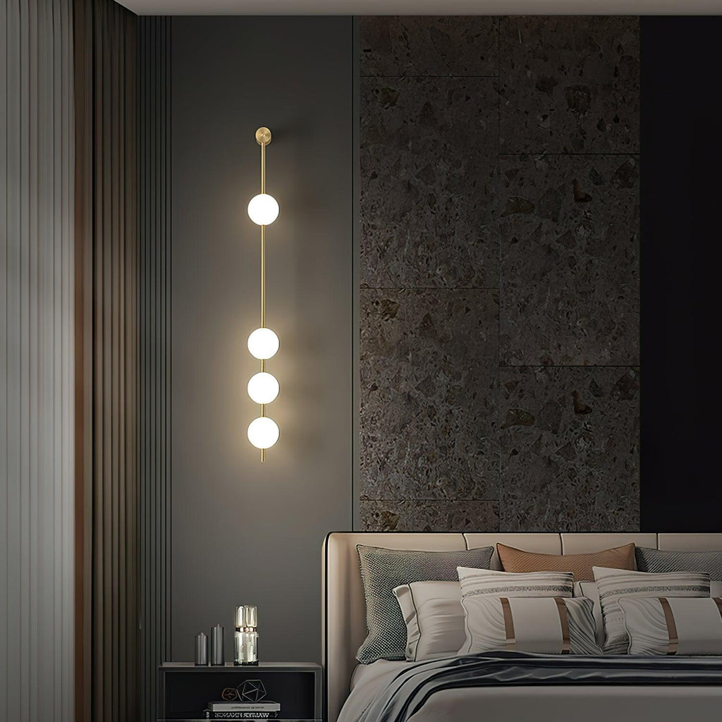 Vertical Balls Wall Lamp