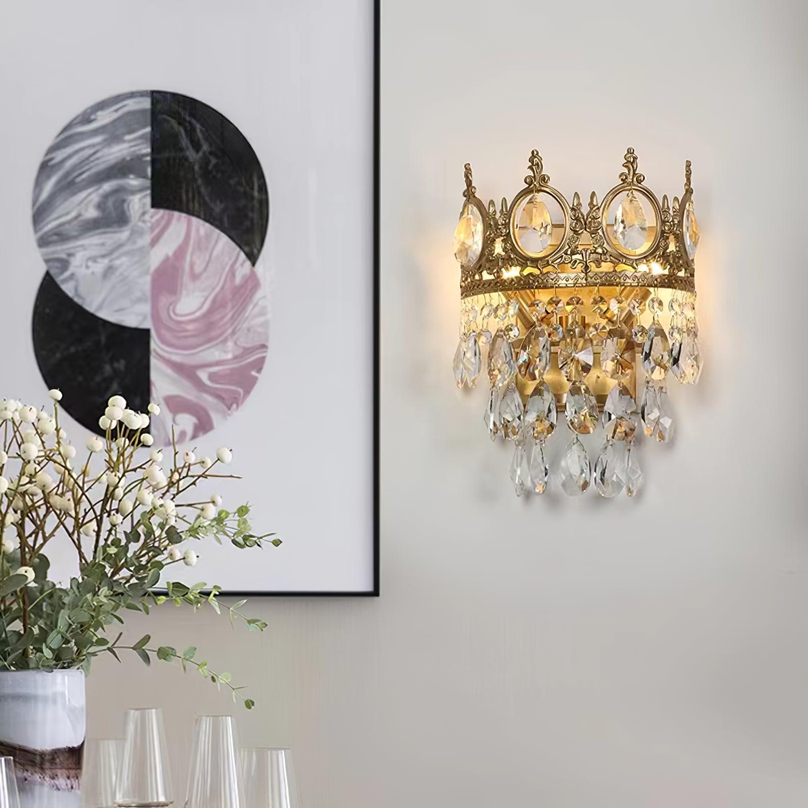 Vintage Crystal  Wall lamp