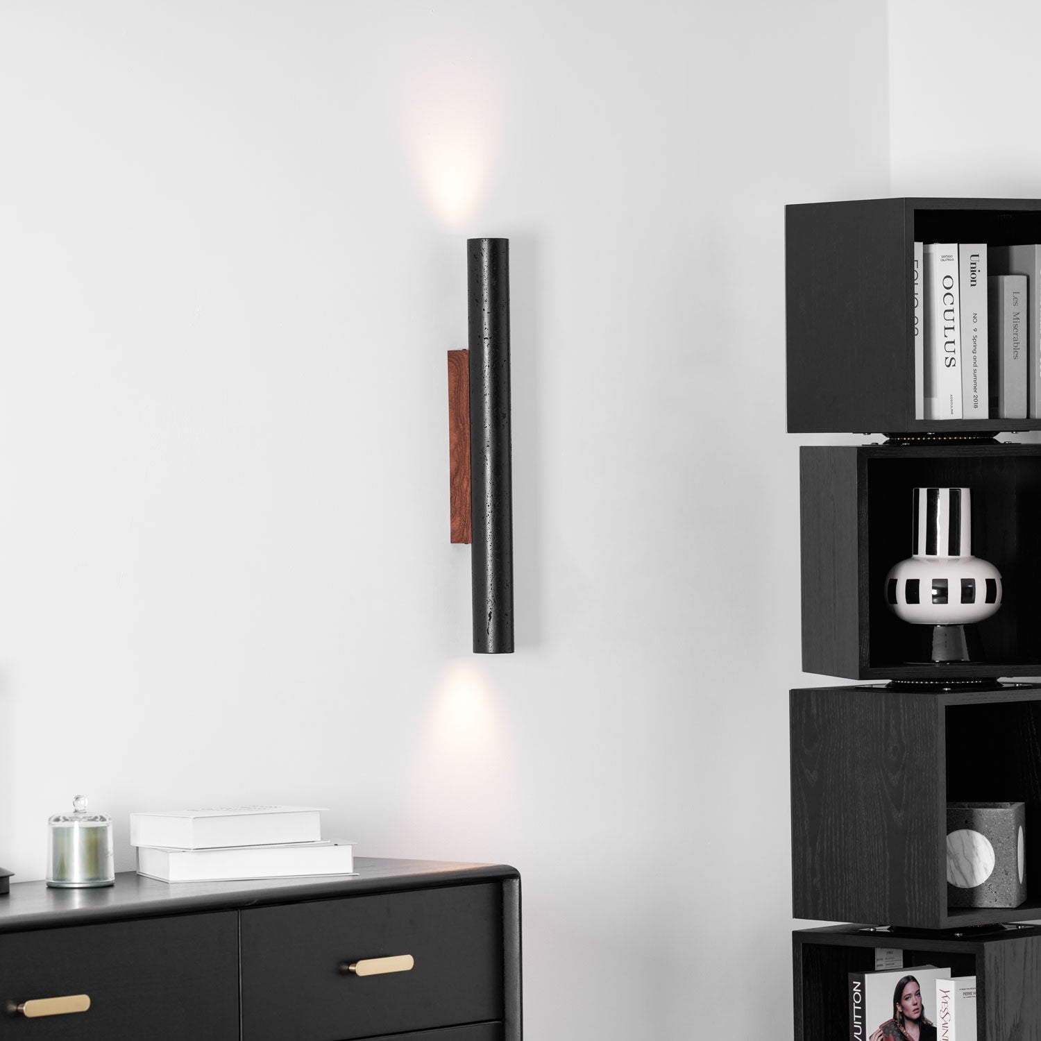 Volcanic Noir Wall Sconce