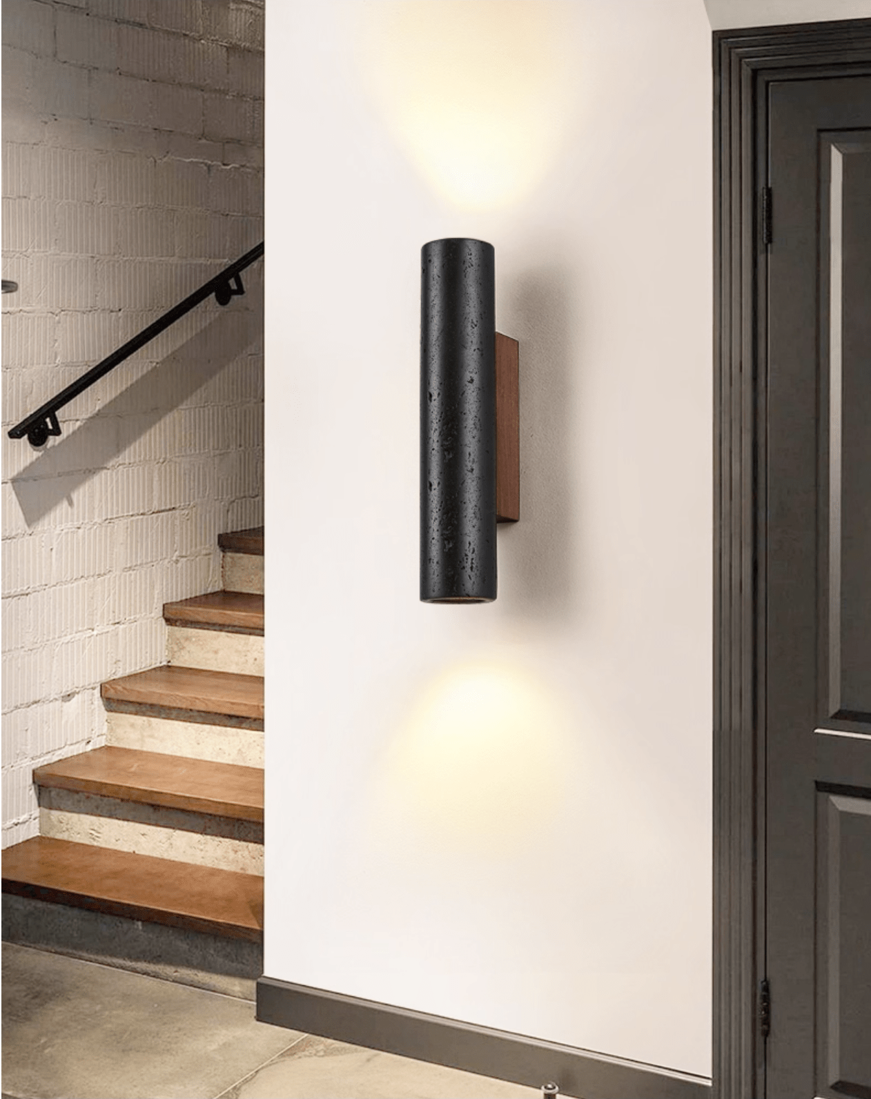 Volcanic Noir Wall Sconce