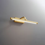 Walnut Color Linear LED Wall Light