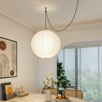 Akari A Pendant Swag Light (black plug wire)