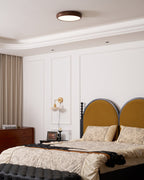 Wood Grain Round Ceiling Lamp