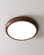 Wood Grain Round Ceiling Lamp