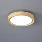Wood Grain Round Ceiling Lamp