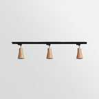 Wood Track Ceiling Lamp