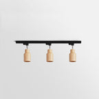 Wood Track Ceiling Lamp
