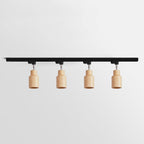Wood Track Ceiling Lamp
