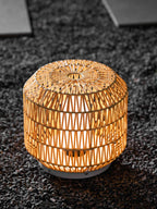 Woven Rattan Outdoor Lamp