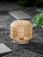 Woven Rattan Outdoor Lamp