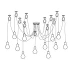Industrial Spider Chandelier