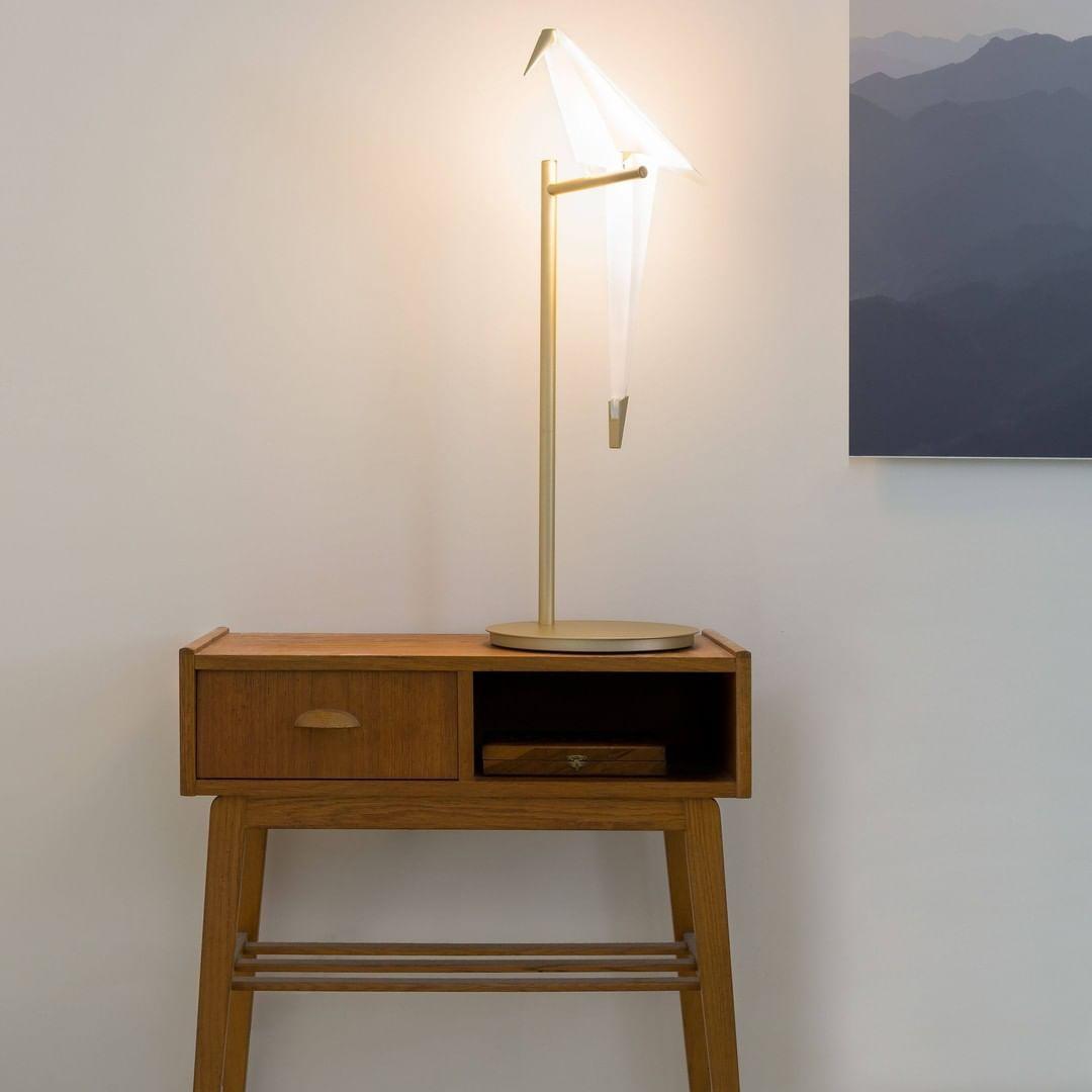 Paper Crane Bird Table Lamp